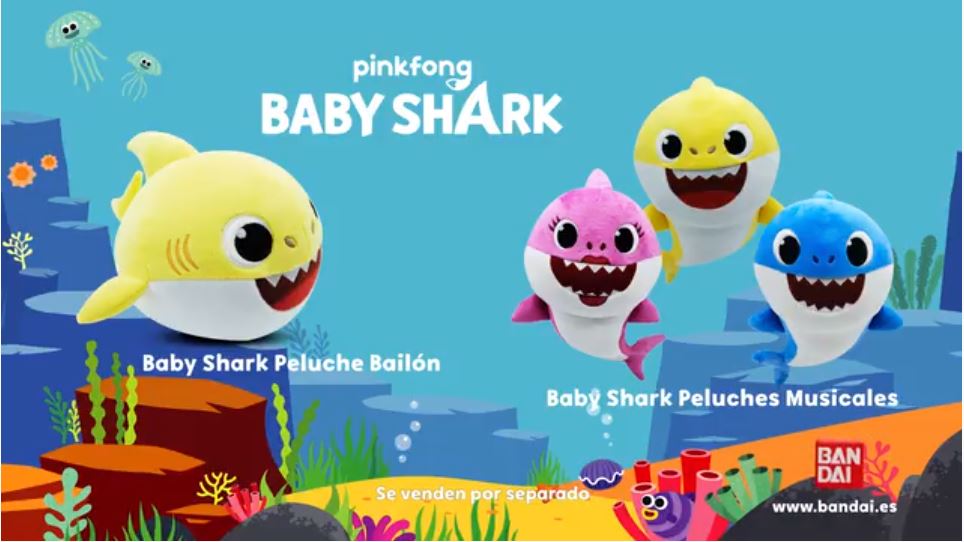 Baby shark 2025 muñeco musical